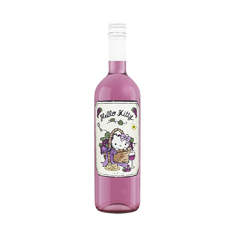 愛麗絲Hello Kitty紫色氣泡酒(白標) 